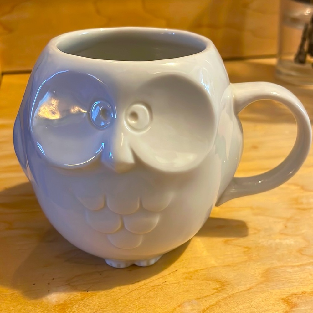 VINTAGE owl mug